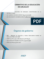 Marco Normativo de La Educacion en Uruguay