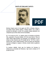 Biografía de Emiliano Zapata
