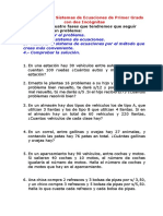 semana 25  mate 3°SISTEMA DE ECUACIONES PROBLEMAS