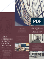 Folleto Sobre La Reforma Educativa de México