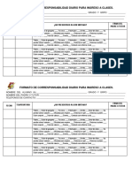 Formato de Corresponsabilidad Diario para Ingreso A Clases