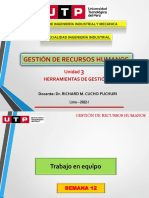 Gestion Recursos Humanos - Semana 12 - 3ra Unidad