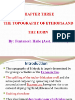 Chapter 3 The Topography of Ethiopia and The Horn