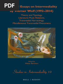 (Studies in Intermediality 10) Wolf Werner_ Walter Bernhart (Editor) - Selected Essays on Intermediality by Werner Wolf (1992–2014)_ Theory and Typology, Literature-Music Relations, Transmedial Narrat