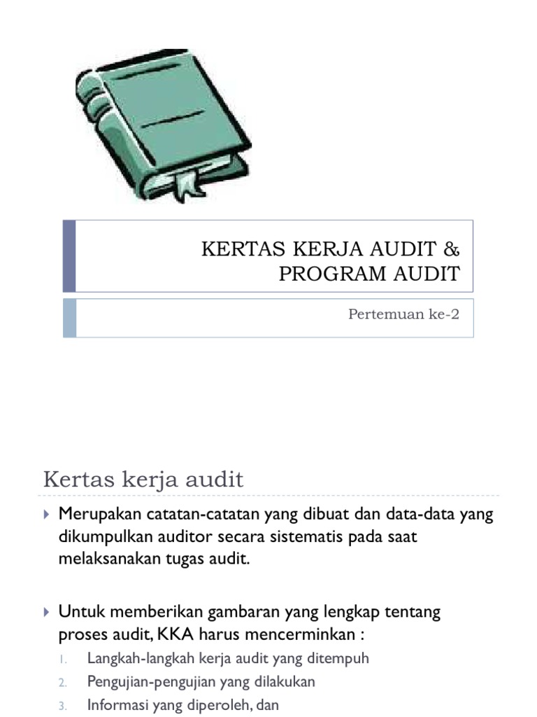 Kertas Kerja Audit Program Audit