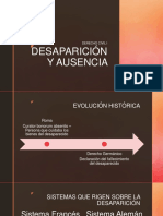 Desaparición y Ausencia