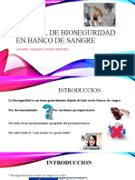 Manual de Bioseguridad en Banco de Sangre