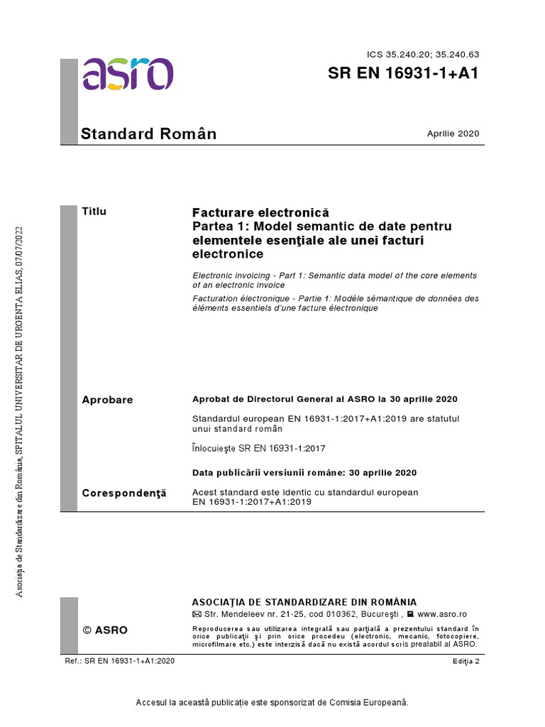 SR en 16931-1+a1 - 2020 | PDF