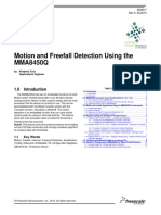 Motion and Freefall Detection Using The MMA8450Q: Application Note