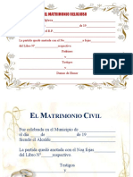 El Matrimonio Religioso