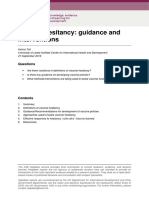 Vaccine Hesitancy: Guidance and Interventions: Helpdesk Report
