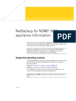 Netbackup For NDMP: Nas Appliance Information: Supported Operating Systems