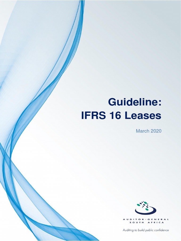 Guideline - IFRS 16 Leases - 2020-03 (Mar) - 31 | PDF | Lease ...