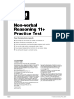 Non-Verbal Reasoning 11+: Practice Test