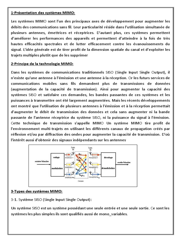 Mimopdf | PDF | MIMO | Antenne (Radio)