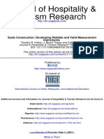 Developing Reliable and Valid Scales