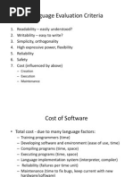 1.2 Evaluation of PLs