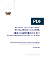 Estrategia Nacional de Desarrollo 2010-2030 República Dominicana