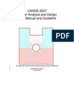 CANDE 2007 UserManualAndGuideline