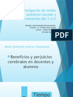 Investigación de Medio Ambiente Escolar y Determinación Del