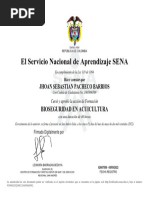 Certificado de Bioseguridad Acuicola