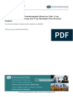 Copper Dissolution in Overdischarged Lithium-Ion Cells: X-Ray Photoelectron Spectroscopy and X-Ray Absorption Fine Structure Analysis