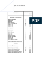 Materiales Utilizados en La Azotea de Las Eleutherias