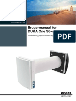 Brugermanual DUKA One S6-Serien