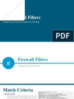Policies and Filters: Influencing Routing and Packet Forwarding