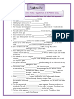 Verb To Be: Pay Attention To: Countable / Uncountable Nouns & To Subject-Verb Agreement