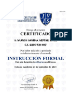 Instrucion Formal Certificado