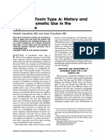 Botulinum Toxin Type A - History and Current Cosmetic Use in The Upper Face - Carruthers