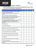 Brown Questionnaire for Adult ADHD Evaluation | PDF | Attention Deficit ...
