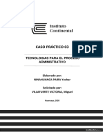 Caso 03 Tecnicas Del Proceso Administrativo