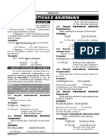 Classificação das Orações Subordinadas Adverbiais