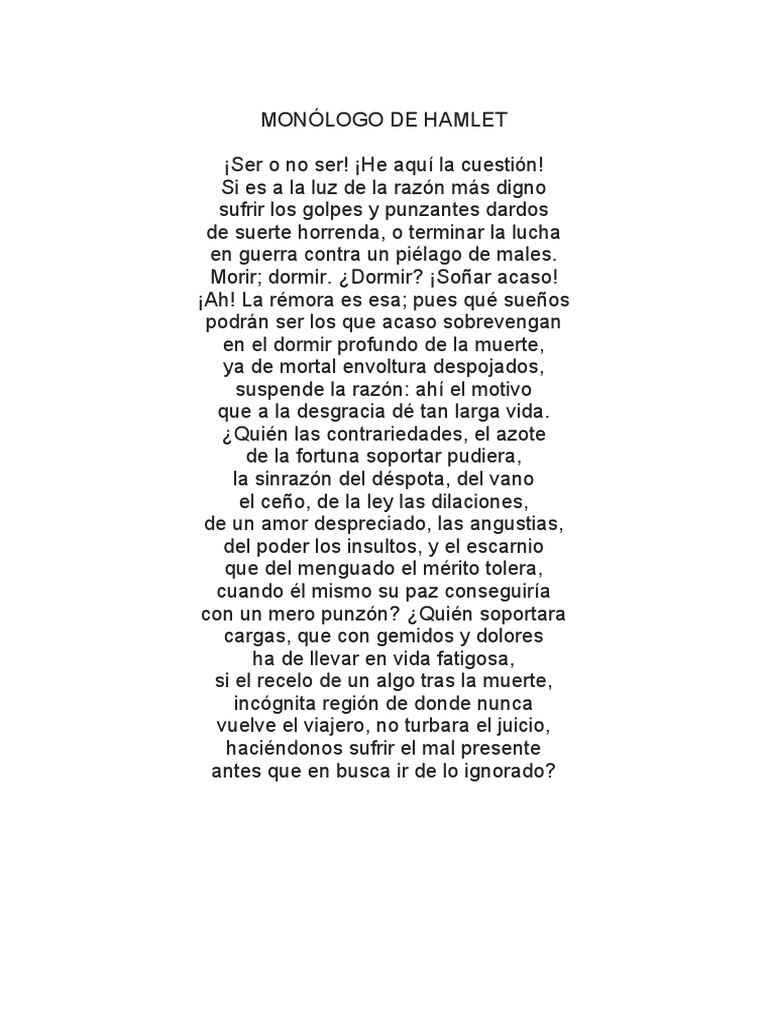 Primer Monólogo De Segismundo , Monólogo de Segismundo – JUGO