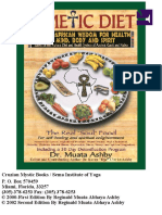 Kemetic Diet Ancient African Wisdom for Health of Mind Bodyand Spirit Muata Ashby