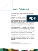 Trabajo Práctico Nº 4. Mercosur y Unión Europea