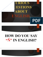 Curious Questions Abour English