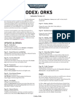Codex: Orks: Updates & Errata