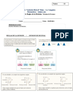 5 Año - Guia 6 - Reglas de La Division