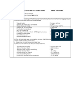 Section - Iii: Long Descriptive Questions: Marks: 6 X 10 60