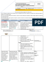 Planificacion Primer Parcial Quinto Grado LL