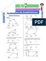 Ejercicios de Cuadriláteros Para Primero de Secundaria