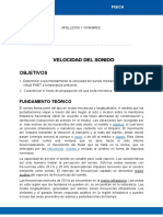 INFORME Velocidad Del Sonido