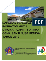 Laporan Indikator Mutu 2019