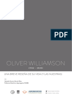 Oliver Williamson 1932 2020