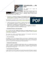 Contaminación del agua: causas y consecuencias