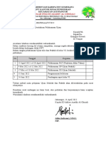 Surat Pemberitahuan Ujian 2022