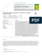 Cropping Systems in Agriculture and Their Impact On Soil